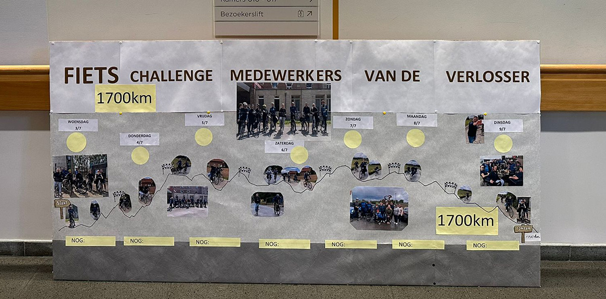 Samen 1700 km voor onze bewoners - de sportieve challenge Samen 1700 km voor onze bewoners - de sportieve challenge